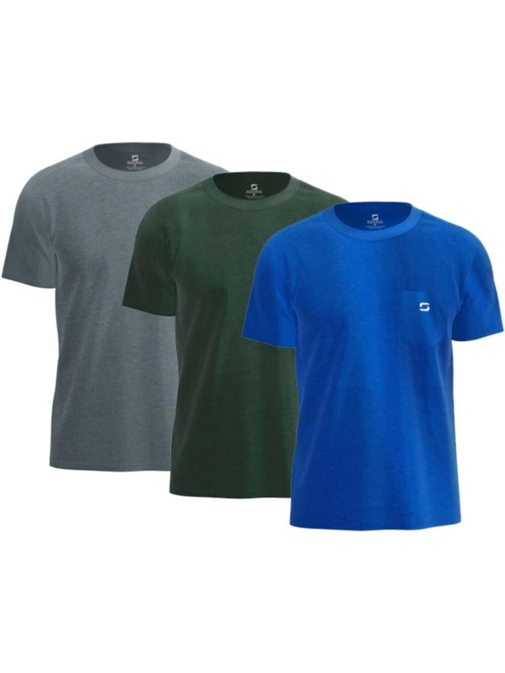 Men's Cotton Pocket T-Shirts Multipack - Comfortable Casual Tees for Everyday